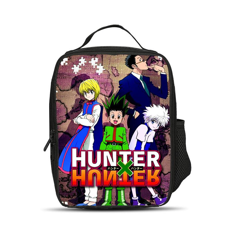 HUNTER × HUNTER Ice Bag Anime Printed Kindergarten Primary School Boys and Girls New Large Capacity Lightweight and Compact