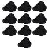 10pcs Men Disposable Underwear Portable Foot Bath Spa Sauna Beauty Salon Soft Breathable Briefs Black