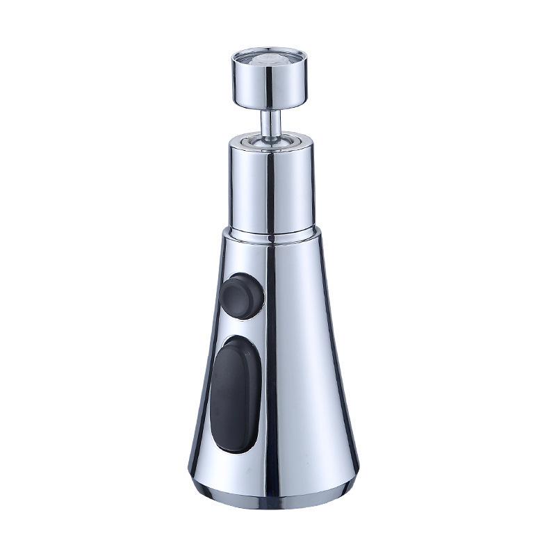 Splash-Proof 360° Rotating Kitchen Faucet with Three-Speed Pressurized Blade Flushing Aerator