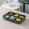 Hanyou Melamine Divided Serving Platter