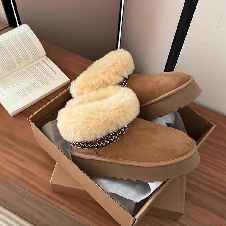 

Women s large size hairy mouth soft sole heightening warm fur one winter non-slip snow boots plush lining outdoor sports cotton boots 40 зерна