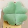 New Plant Flower Pillow Plush Toy Four Leaf Clover Sakura Pillow Doll Stuffed Flower Cushion Seat Sofa Throw Cover Birthday Gift