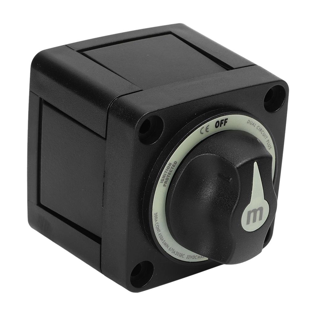 300A Battery Selector Switch Heavy Duty 3 Position Battery Isolator Cut Off Switch for RV Boat