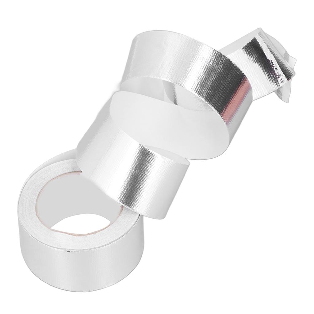 Fiberglass Aluminum Foil Tape Heat Resistant for Air Conditioning Hot Cold Duct Repair 25meter6cm