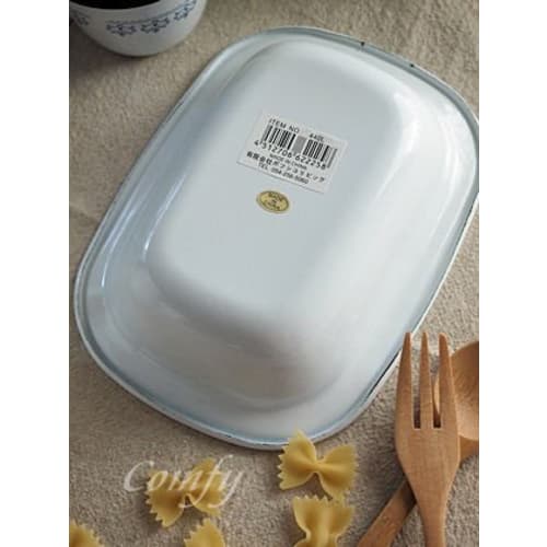 Posh Living 440L POMEL Pie Dish, White, W20 X D15 X H4.5cm