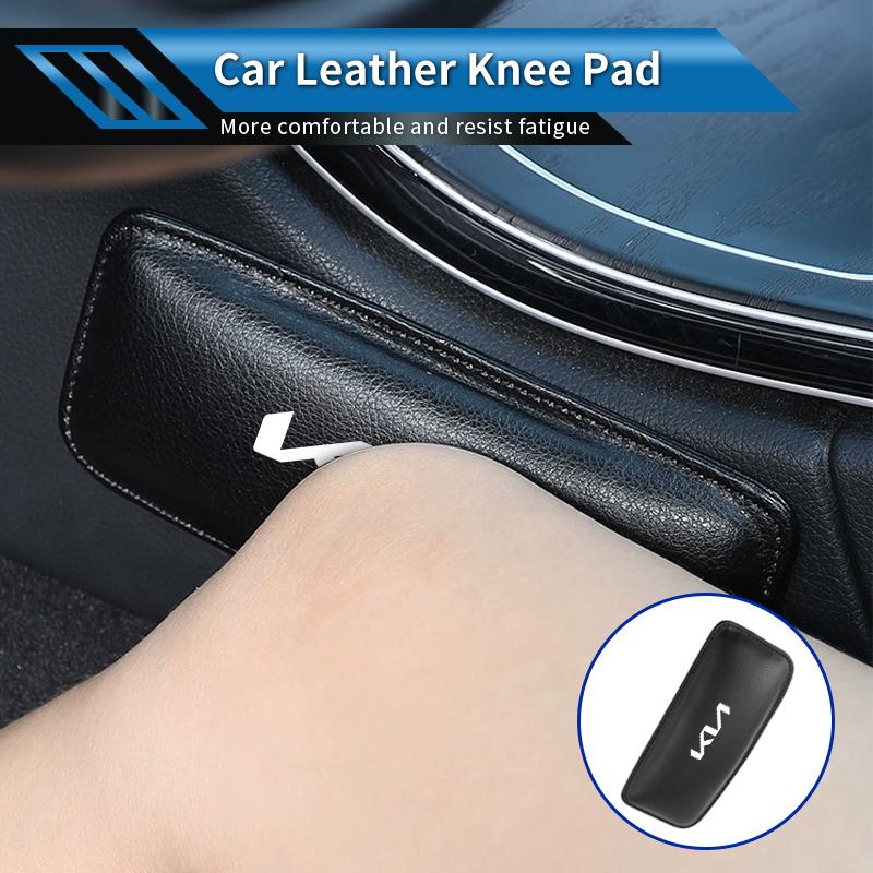 Car Knee Pad Armrest Mat Elbow Pillow Leg Support Cushion Interior For KIA Sportage Rio Ceed Niro Soul Stonic Picanto Proceed fxrp50