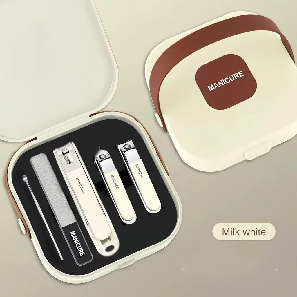 Portable Anti-splash Nail Clipper Set for Beauty Manicure Nail Scissors Set for Nail Art Beauty Tools Set for Nail Care Complete Set