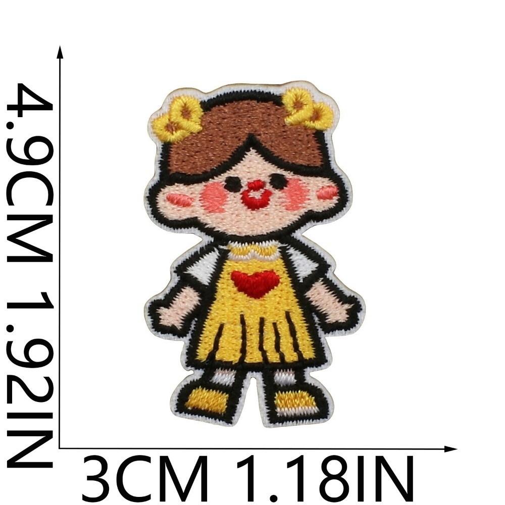 Cartoon Embroidered Patches DIY Style Embroidery Badge Patches Clothes Decor Emblem Badge Boy Girl