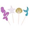 Efficient Cake Decors 4/6 Interchangeable Designs Premium Cardstock Party Essential Quick Assembly For Treat Displays