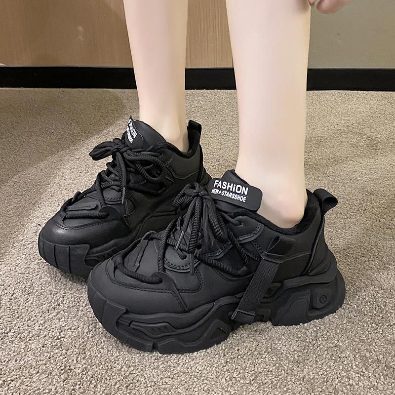 2024 Autumn New Women's Thick-soled Casual Sports Shoes Street Sports Style Fashion Outdoor Running Women's Shoes