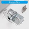 K1AE 2Pieces Portable Spring Hinges for Indoor Door with Automatic Closing and 90 Degree Stop Easy Installion Deisigns
