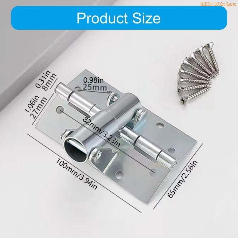 K1AE 2Pieces Portable Spring Hinges for Indoor Door with Automatic Closing and 90 Degree Stop Easy Installion Deisigns