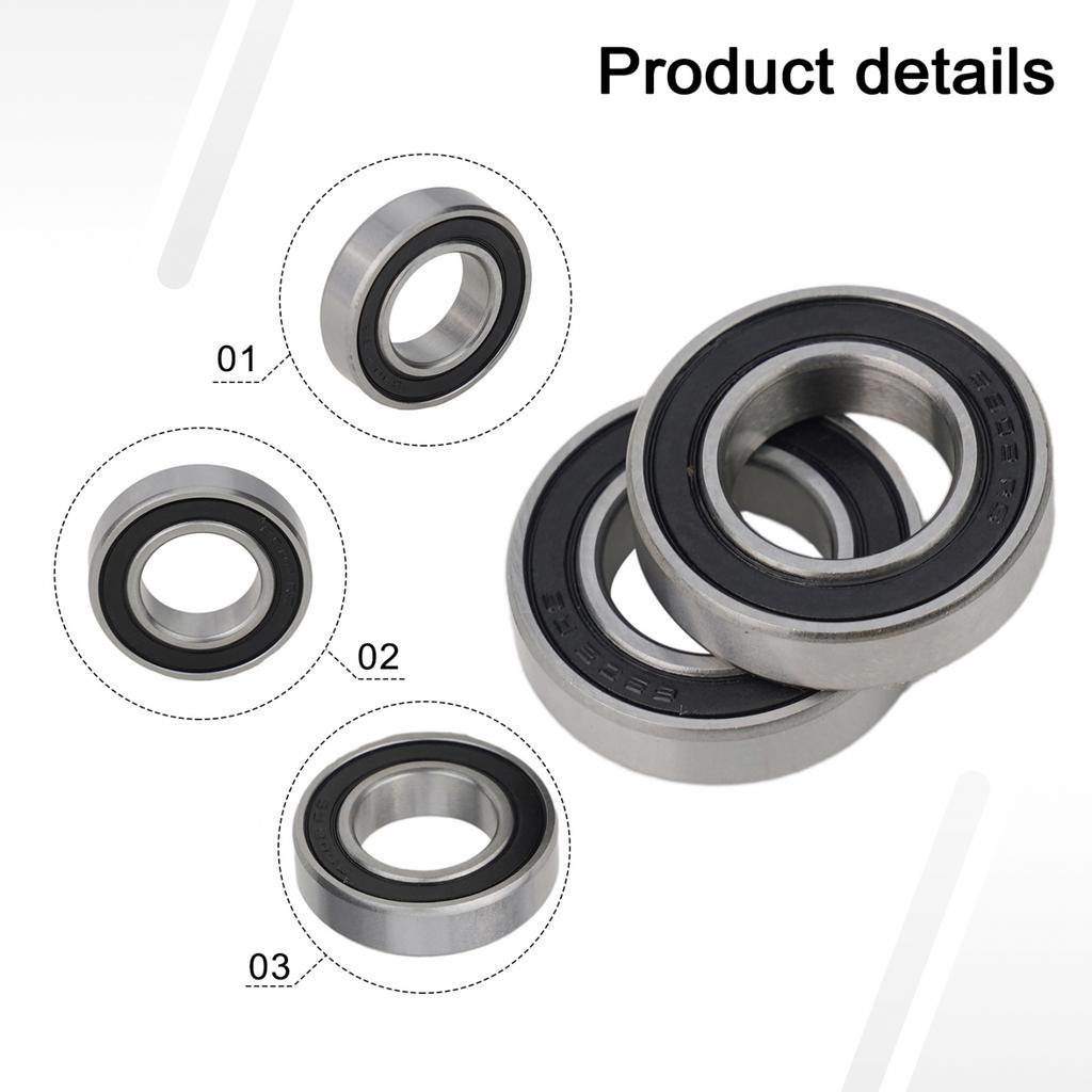 Thin Section 15*28*7mm 2pcs 6902 2RS Accessories Bearings Steel Useful Hot Sale