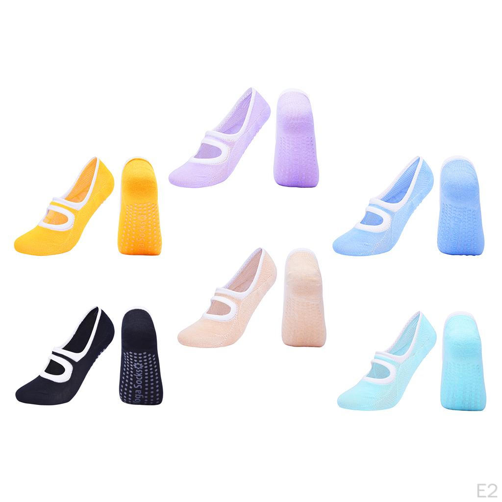 Socks Non-Skid Grips Pilates Shoes Gymnastic Ballet Massage