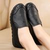 Zapatos planos de cuero para mujer, zapatos planos para primavera, mocasines clásicos de moda cómodos para mujer, zapatos de cuero informales