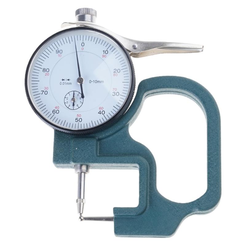 Precise 0-10mm Thickness Measuring Tool Dials Thickness Gauge Lightweight Easy Operation for Engineers Precise Pointers 1