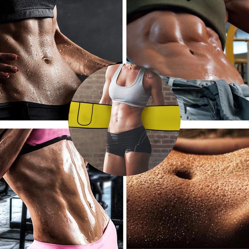 Women Sculpting Sweating Plastic Waistband Sports Beauty Corset Abdominal Belt
