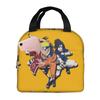 Custom N-Narutoes Uzumaki Insulated Lunch Tote Bag for Women Men Manga Resuable Cooler Thermal Bento Box School