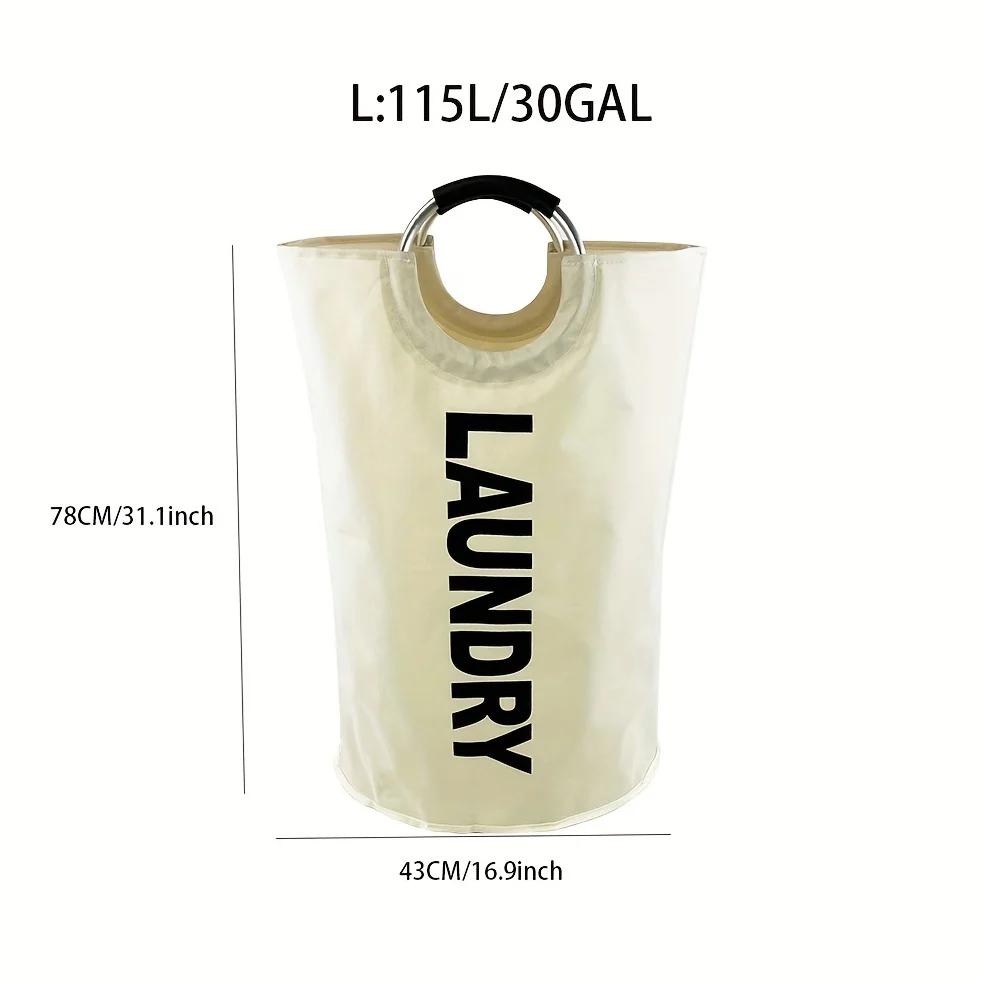 1pc Dirty Clothes Dirty Fabric Storage Basket Foldable Large Size Dirty Cloth Storage Bucket for Waterproof Laundry Toy