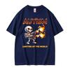 Autistic Funny Skeleton Meme Graphic T Shirt Unisex Fashion Gothic Retro T Shirts Male O-Neck Short Sleeve T-shirt Unisex Tops
