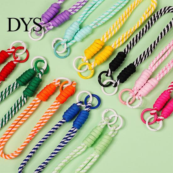 Short Wrist Strap Braided Rope Pendant with Hanging Ring Accessory Wear-Resistant Lightweight Lanyard Portable Water Bottles Mobile Phones