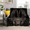 3D Pharaoh Hieroglyphic Egyptian Mythology Soft Blankets,Keep Warm Throw Blanket Comfortable for Picnic Beds Sofa Home Bedroom