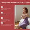 Strawberry Rejuvenating Body Cream Brightening Smooth Soft Skin Intensive Moisturizing for Dry Rough Skin Body Butter Cream