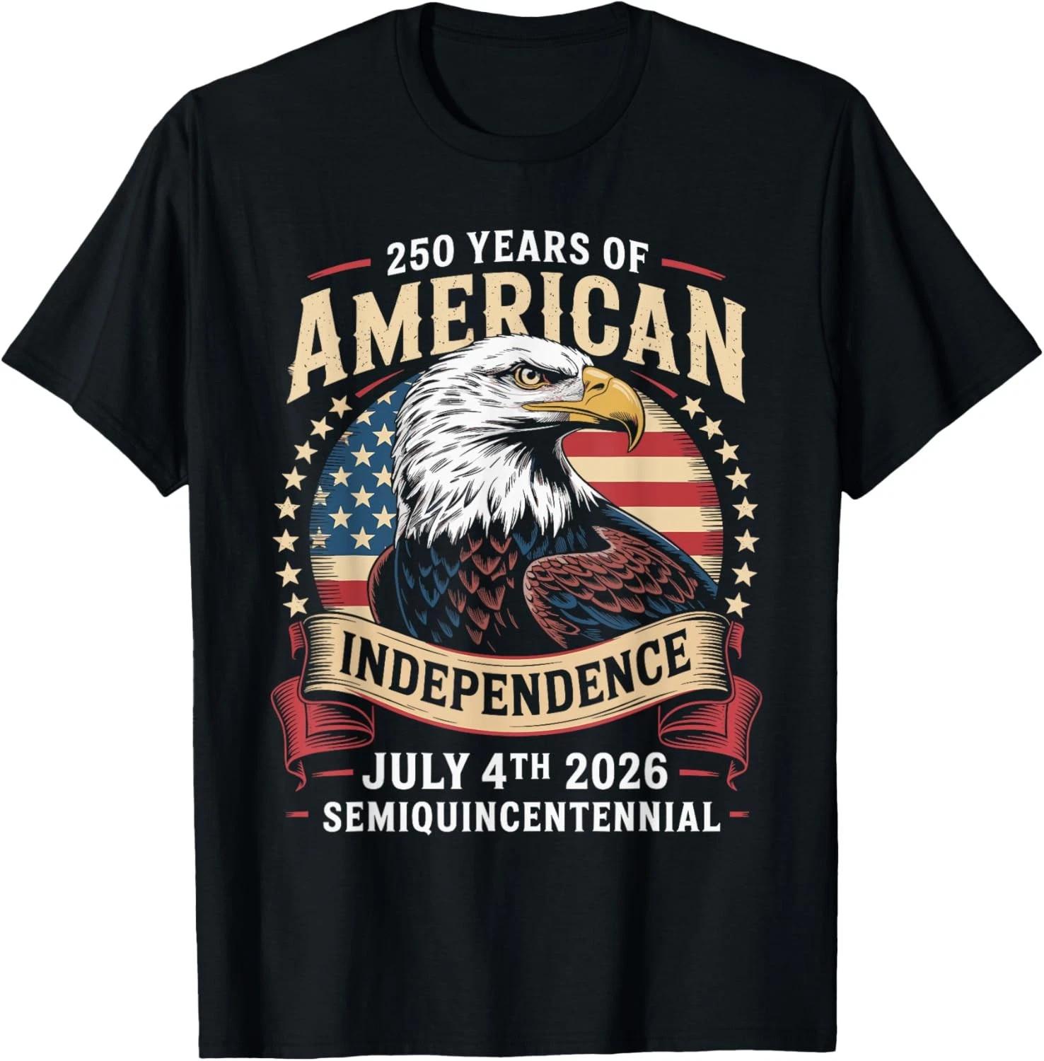 America 250th Anniversary Celebration 250 Years America T-Shirt 3XL