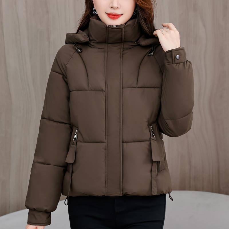 Fashion Winter Short Coat Female Warm Parkas Hooded Casual Thick Women Jackets