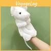 White Cute Cartoon Gray Mouse Yellow Cat Plush Puppet For Children Role Playing