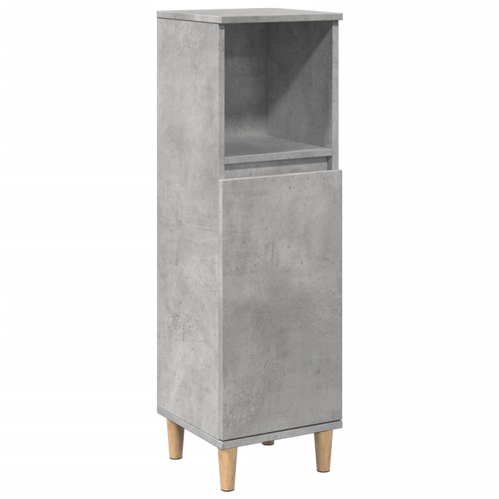 Vidaxl Bathroom Cabinet, Concrete Grey, 30X30X100 Cm