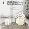 Stainless Steel Expandable Dish Rack Non-slip Adjustable Bowl Drain Shelf Multifunctional Rectangular Retractable Drain Basket
