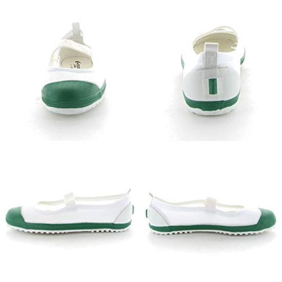 Moonstar Indoor Color Mesh Green Size 2E Shoes, 01, Kids, A, 23.5 cm,