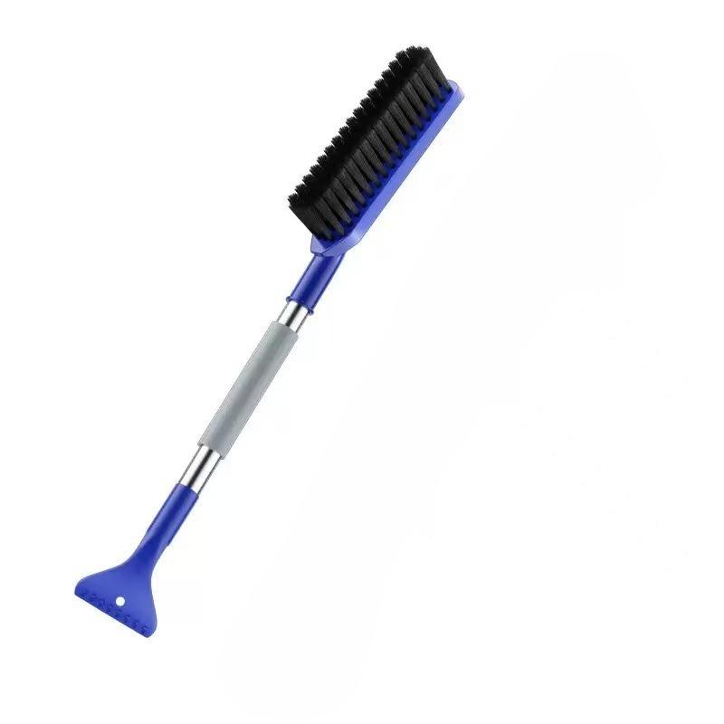 

Лопата для снега и ледоруб 2-в-1, с эргономичной ручкой из пеноматериала и съемной головкой ледоруба, инструменты для уборки снега зимой синий