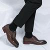 Fashion Business Formal Men's Leather Shoes Retro Versatile Design Style Dress Up Party Adult Elegant Luxury Minimalist Shoes -46 New