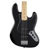 Fender Standard Jazz Bass, Maple Fingerboard, Black Pickguard, Black (with Soft Case)