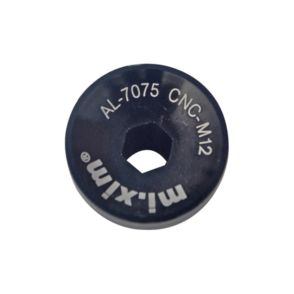 M12 Bicycle Bottom Bracket Crank Bolt Rust Resistant Aluminum Alloy for Bike Modification Accessories and Spare Parts