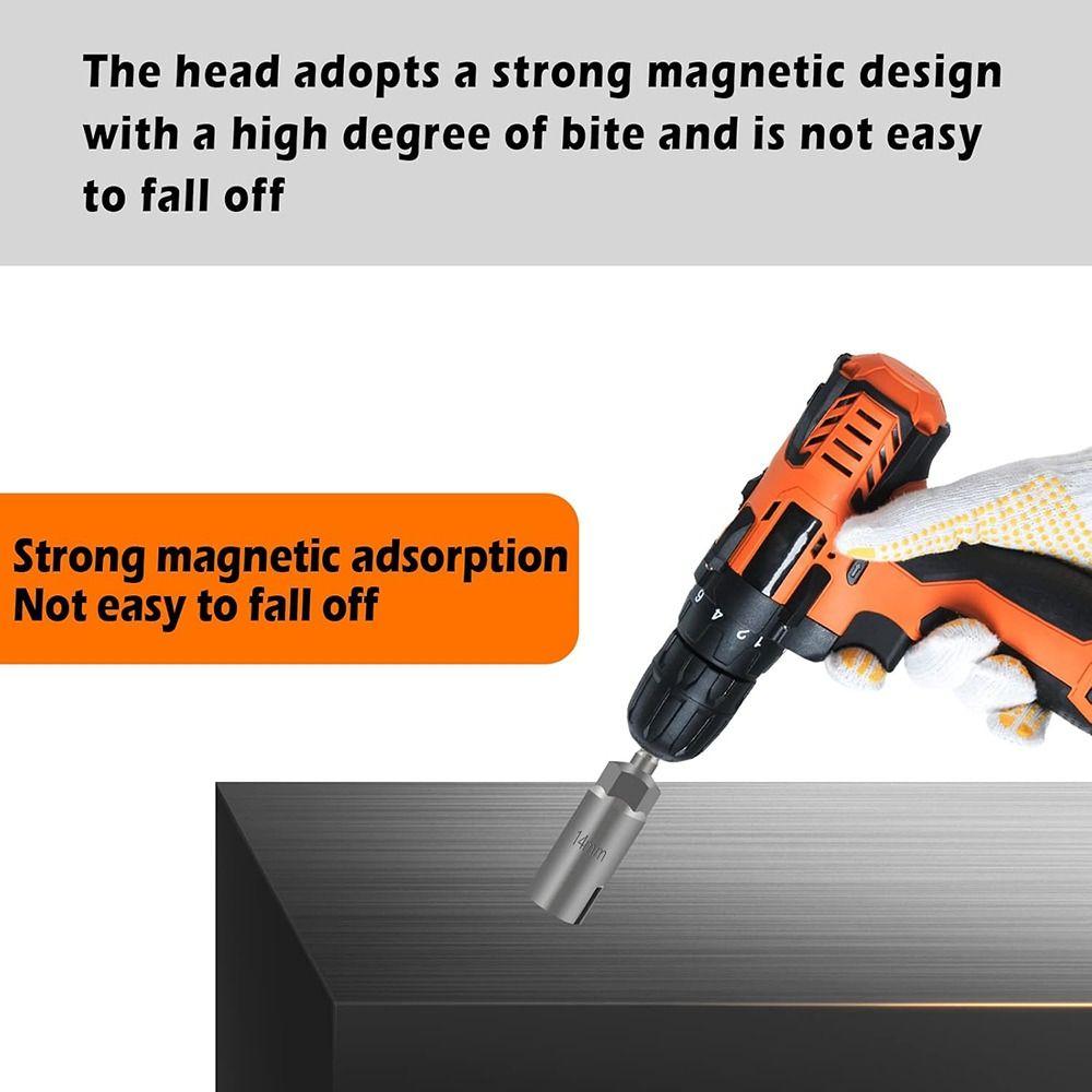 H10/12/14/16/18 Butterfly Bolt Socket Sleeve H11/13/15/17/19 Nut Adapter Electric Screwdriver