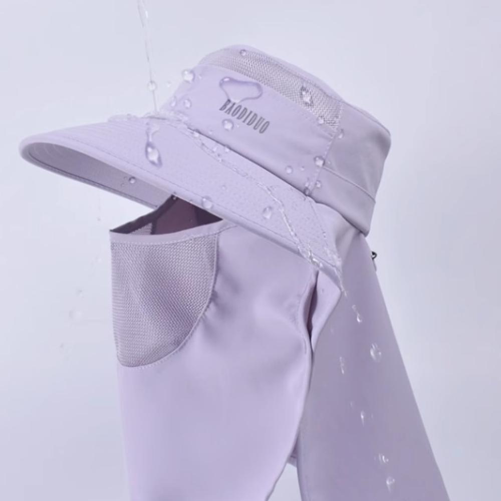 Neckline Mask Women Sun Hat Sun Protection Sunscreen Bucket Hat Fashion Cover Face Cap  Climbing
