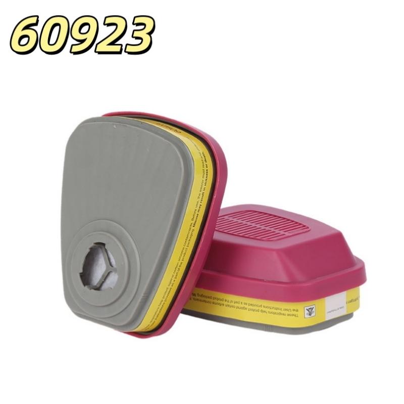 1Pcs 60926 60923 60921 Multi-Gas/Vapor Filter Gas Mask Filter Box Accessories With P100 Protection For Organic Vapors
