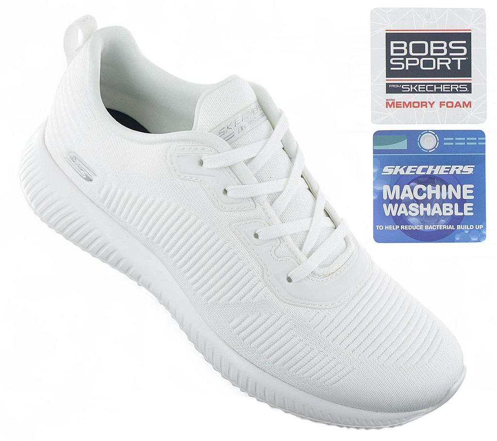 Skechers Bobs Squad - Women's Shoes Sneakers White 32504-WHT ORIGINAL