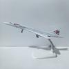 Jason Tutu 20cm Air France Concorde Aircraft Model Planel Airplane Diecast Metal 1/300 Scale Planes Collect Gifts
