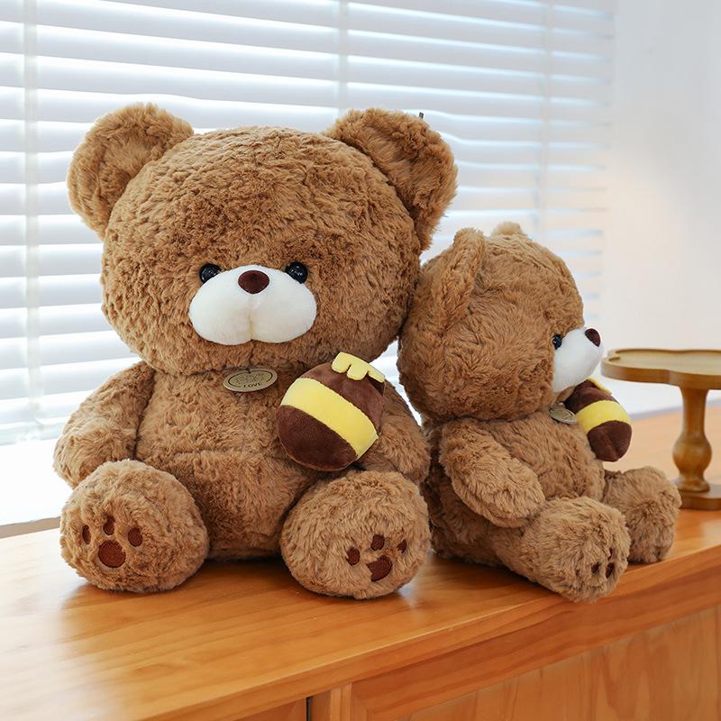 Honeypot Teddybär Plüschtier Puppe Bärenpuppe Wurfkissen Geburtstagsgeschenk