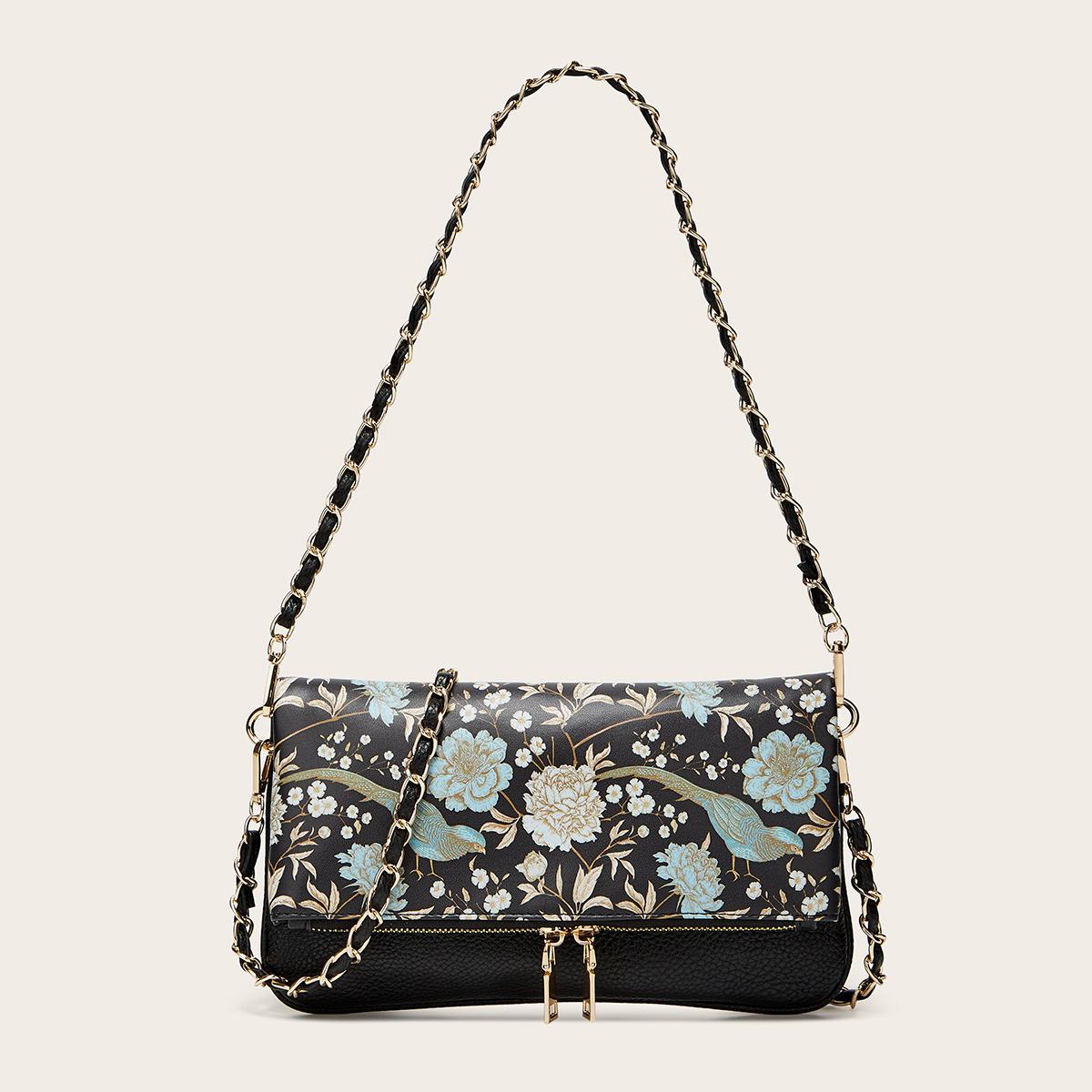 New chain shoulder bag elegant women s bag spring and summer fashion trendy women s bag messenger bag underarm bag exquisite and compact