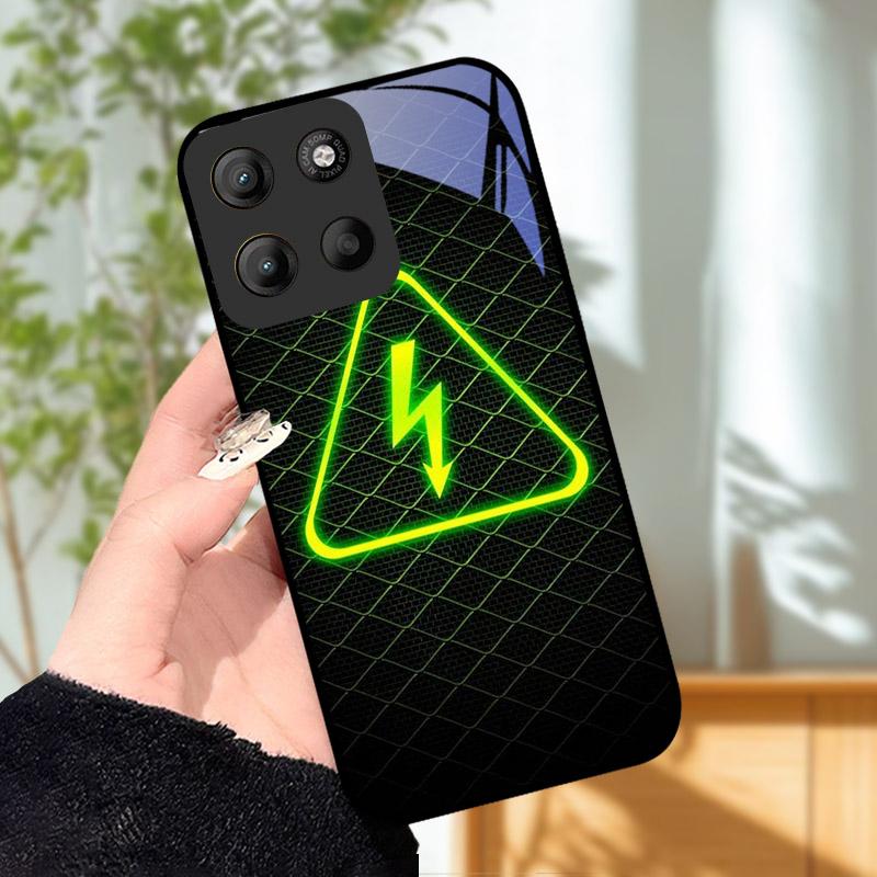 Do etui Motorola Moto G15 Coque Do etui na telefon Motorola MotoG15 Luksusowa osłona na telefon ze szkła hartowanego G 15 Osłona ochronna na aparat