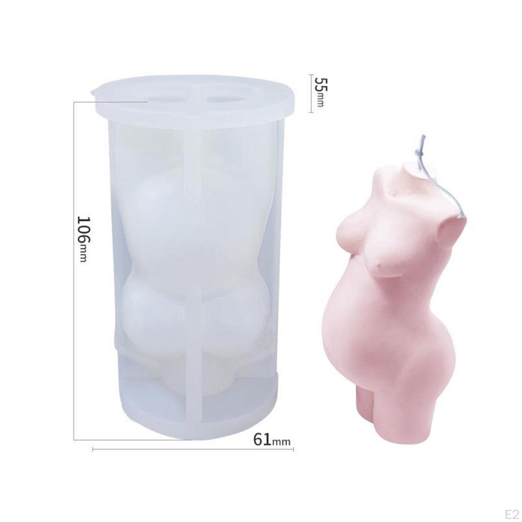 Corp Feminin 3D pentru Decorarea Torturilor Silicon Fondant Copt Decorațiune, DIY Lumânare Săpun Bijuterii