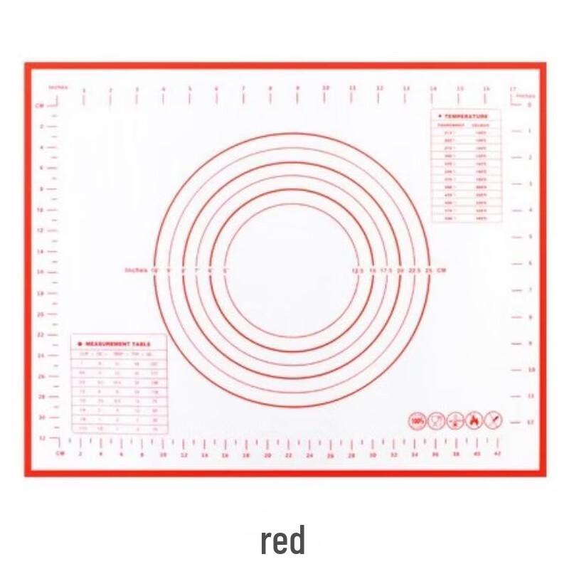 

Silicone Kneading and Baking Mat with Scale