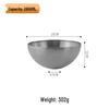 ZISIZ Stainless Steel Salad Bowl