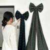 Elegant Large Christmas Bowknot 40x160cm Christmas Decorative Bow Happy New Year Decoration