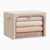 Miflame Foldable Cotton Linen Blend Storage Box